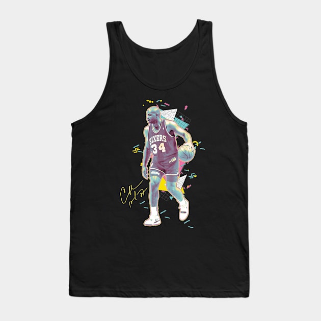 Charles Barkley The Chuck Basketball Legend Signature Vintage Retro 80s 90s Bootleg Rap Style Tank Top by CarDE